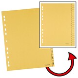 Artikelbild 1 für office discount Trennblätter DIN A4 0-9 gelb, 250 g/qm, 100 St., Artikelnummer 557884