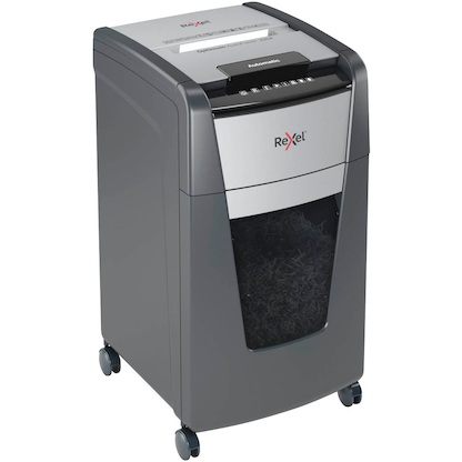 Artikelbild 5 für Rexel Optimum AutoFeed+ 225X Aktenvernichter mit Partikelschnitt P-4, 4 x 26 mm, bis 225 Blatt, schwarz, Artikelnummer 267544