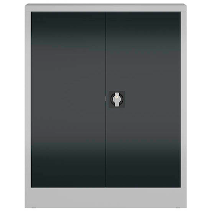 Artikelbild 3 für ClassiX Metallschrank X-530318 anthrazit, lichtgrau 80,0 x 38,0 x 100,0 cm, aufgebaut, Artikelnummer 182198