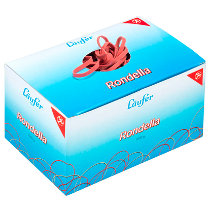 Artikelbild 1 für Läufer Gummibänder Rondella rot 6,0 mm, Ø 125,0 mm, 1,0 kg, Artikelnummer 705097