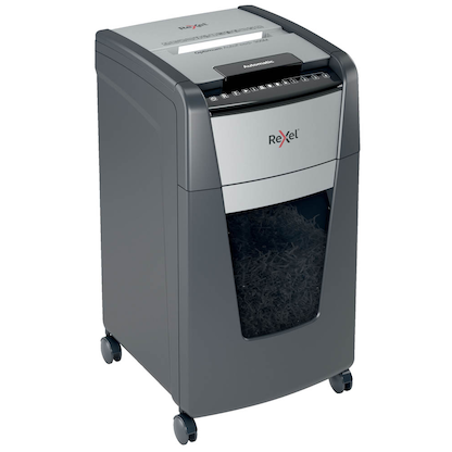 Artikelbild 6 für AKTION: Rexel Optimum AutoFeed+ 300M Aktenvernichter mit Partikelschnitt P-5, 2 x 15 mm, bis 300 Blatt, schwarz mit 70 Euro CashBack, Artikelnummer 267561