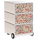 Artikelbild 1 für PAPERFLOW easyBox Garden Factory Rollcontainer weiß, bunt 4 Auszüge 39,0 x 43,6 x 64,2 cm, Artikelnummer 215859