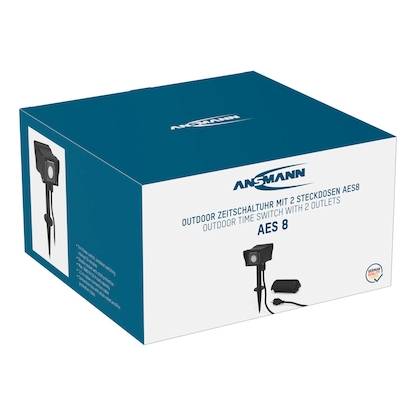 Artikelbild 2 für ANSMANN AES8 Zeitschaltuhr schwarz, Artikelnummer 629309