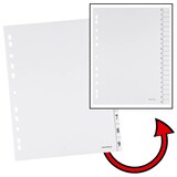 Artikelbild 1 für office discount Trennblätter DIN A4 0-9 weiß, 250 g/qm, 100 St., Artikelnummer 557926