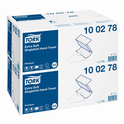 Artikelbild 5 für AKTION: TORK Papierhandtücher H3 Premium Extra Soft Zick-Zack-Falzung 2-lagig 2x 3.000 Tücher + GRATIS WMF Messerset Touch 2-tlg., Artikelnummer 400032
