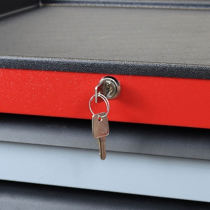 Artikelbild 10 für ADB HQ Werkstattwagen befüllt schwarz 7 Schubladen, Artikelnummer 892354