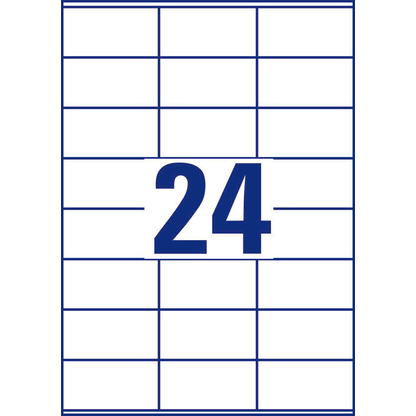 Artikelbild 3 für 720 AVERY Zweckform Etiketten 3490 weiß 70,0 x 36,0 mm, Artikelnummer 437780