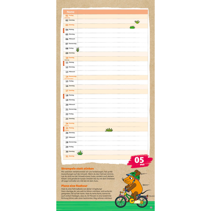 Artikelbild 6 für Heye Familienkalender Maus 2026, Artikelnummer 551568