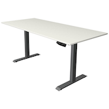 Artikelbild 1 für Kerkmann Move 1 elektrisch höhenverstellbarer Schreibtisch weiß rechteckig, T-Fuß-Gestell grau 180,0 x 80,0 cm, Artikelnummer 488447