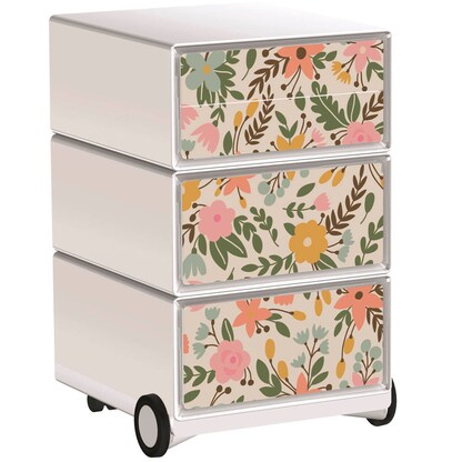 Artikelbild für PAPERFLOW easyBox Garden Factory Rollcontainer weiß, bunt 4 Auszüge 39,0 x 43,6 x 64,2 cm, Artikelnummer 215818