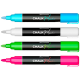 Artikelbild 1 für ALLboards Kreidemarker-Set farbsortiert 6,0 mm, 4 St., Artikelnummer 503381