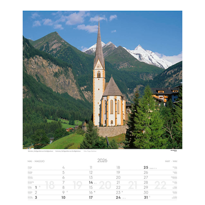 Artikelbild 6 für ATHESIA TAPPEINER Monats-Wandkalender Österreich 2026, Artikelnummer 554141