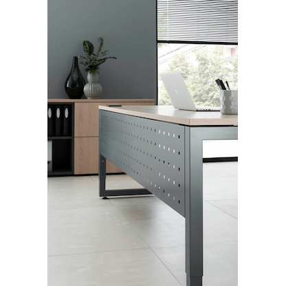 Artikelbild 3 für HAMMERBACHER RSI16 Sichtblende grau 148,2 x 35,0 cm, Artikelnummer 859153