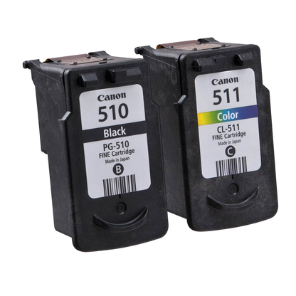 Artikelbild 3 für Canon PG-510/CL-511 schwarz, color Druckköpfe + Fotopapier, 2er-Set, Artikelnummer 144198