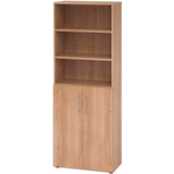 Artikelbild 1 für HAMMERBACHER Regalschrank 968T3, V968T3/N/N/BS nussbaum 80,0 x 42,0 x 215,6 cm, Artikelnummer 380778