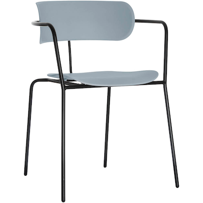 Artikelbild 2 für 2 meet powered by PAPERFLOW Besucherstühle BISTRO CHBISX2.01.06 blau Kunststoff, Artikelnummer 545887