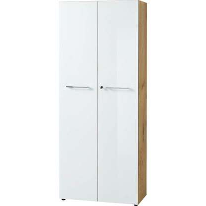 Artikelbild 20 für GERMANIA Aktenschrank Monteria, 4204-242 navarra-eiche, weiß 4 Fachböden 80,0 x 37,0 x 196,0 cm, Artikelnummer 121337