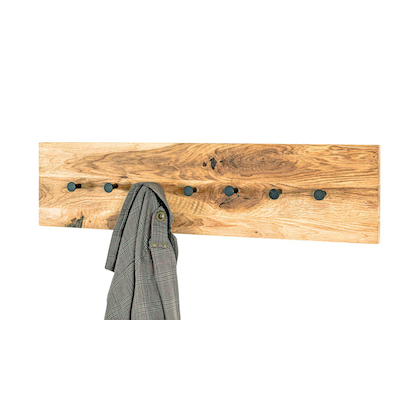 Artikelbild 2 für HAKU Möbel Wandgarderobe 22358 braun Holz 7 Haken 80,0 x 20,0 cm, Artikelnummer 551871