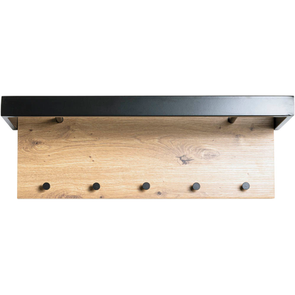 Artikelbild 6 für HAKU Möbel Wandgarderobe 13949 eiche Holz 5 Haken 70,0 x 24,0 cm, Artikelnummer 638423