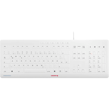 Artikelbild 2 für CHERRY STREAM PROTECT Tastatur kabelgebunden weiß, Artikelnummer 888624