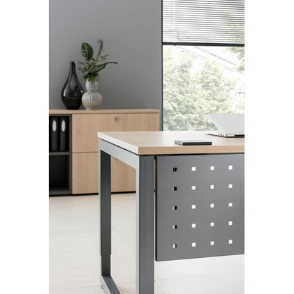 Artikelbild 4 für HAMMERBACHER RSI16 Sichtblende grau 148,2 x 35,0 cm, Artikelnummer 859153