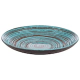 Artikelbild 1 für APS Teller CANCUN blau/braun 25,5 cm, Artikelnummer 194059