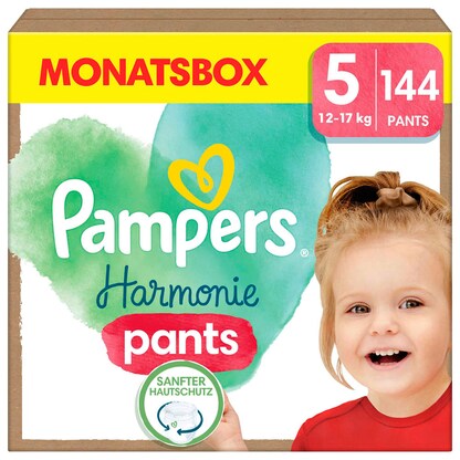 Artikelbild für Pampers® Windeln Harmonie™ Größe Gr.5 (12-17 kg) für Babys und Kleinkinder, 144 St., Artikelnummer 273278