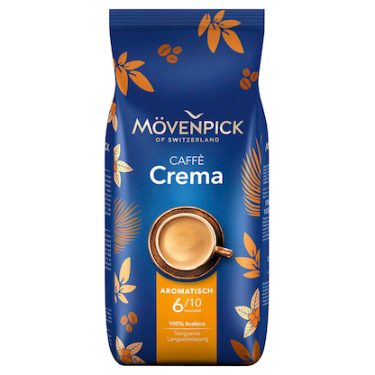 Artikelbild 2 für MÖVENPICK CAFFÈ CREMA Kaffeebohnen, Arabicabohnen kräftig, 1,0 kg, Artikelnummer 407411