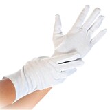 Artikelbild 1 für HYGOSTAR unisex Arbeitshandschuhe Blanc weiß Größe 8, 12 Paar, Artikelnummer 597955