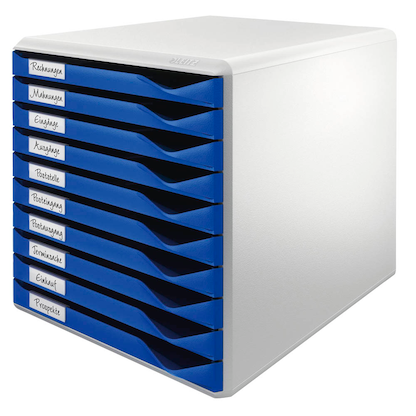 Artikelbild 3 für AKTION: LEITZ Schubladenbox Formular-Set blau 52810035, DIN A4 mit 10 Schubladen mit Prämie nach Registrierung, Artikelnummer 331975