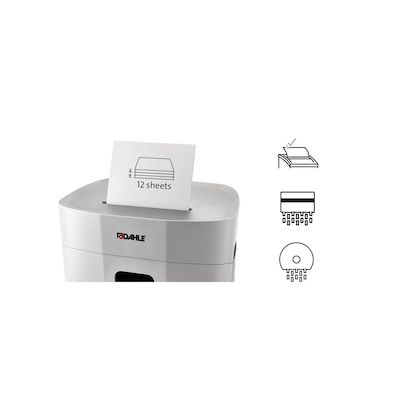 Artikelbild 5 für DAHLE PaperSAFE 260 Aktenvernichter mit Partikelschnitt P-4, 4 x 12 mm, bis 12 Blatt, lichtgrau, Artikelnummer 263481
