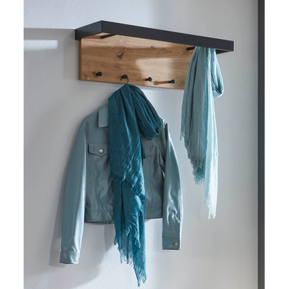 Artikelbild 4 für HAKU Möbel Wandgarderobe 13949 eiche Holz 5 Haken 70,0 x 24,0 cm, Artikelnummer 638423