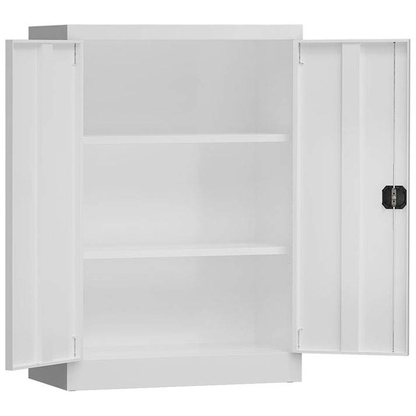 Artikelbild für ClassiX Metallschrank X-530327 signalweiß 92,0 x 42,0 x 120,0 cm, aufgebaut, Artikelnummer 182327