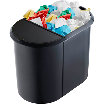 Artikelbild 2 für helit the double Mülltrenner 20,0 + 9,0 l schwarz, Artikelnummer 571644