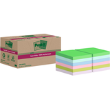 Artikelbild 1 für Post-it® Super Sticky Recycling Notes Haftnotizen extrastark farbsortiert, 12 Blöcke, Artikelnummer 866952