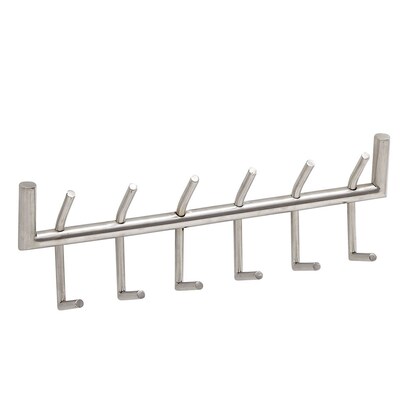 Artikelbild 10 für WOHNLING Wandgarderobe WL6.444 silber Metall 12 Haken 60,0 x 19,0 cm, Artikelnummer 908861