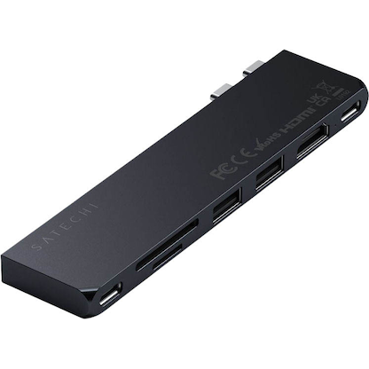 Artikelbild 2 für SATECHI Multiport-Adapter Slim, Artikelnummer 972366