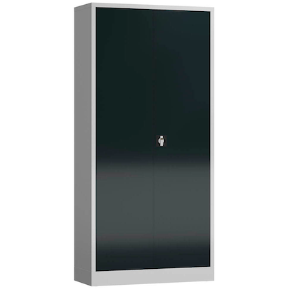 Artikelbild 2 für ClassiX Metallschrank X-530358 anthrazit, lichtgrau 92,0 x 50,0 x 194,5 cm, aufgebaut, Artikelnummer 184529