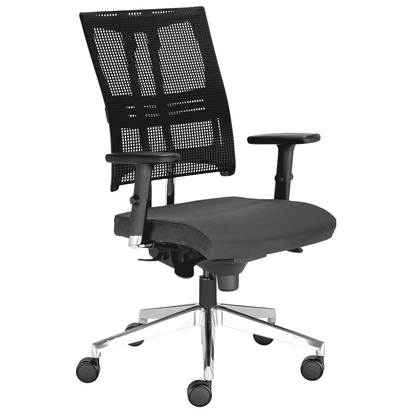 Artikelbild 3 für Nowy Styl Bürostuhl Net-Motion Stoff schwarz, Gestell chrom, Artikelnummer 378784