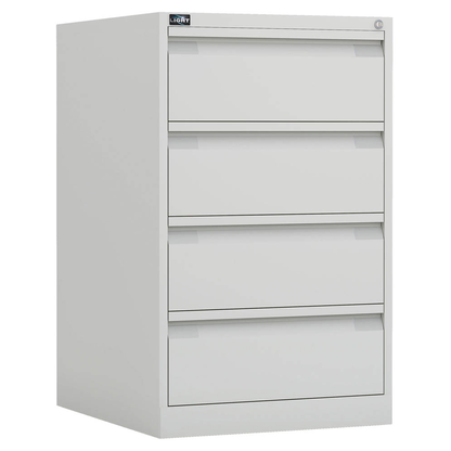 Artikelbild 7 für BISLEY ECO Karteischrank reinweiß 4 Schubladen 57,0 x 62,2 x 91,5 cm, Artikelnummer 380614