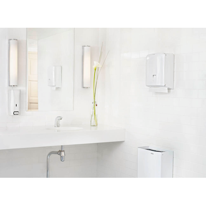 Artikelbild 3 für KATRIN Papierhandtuchspender M 988113 weiß Kunststoff, Artikelnummer 865417