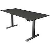 Artikelbild 1 für Kerkmann Move 1 elektrisch höhenverstellbarer Schreibtisch anthrazit rechteckig, T-Fuß-Gestell grau 180,0 x 80,0 cm, Artikelnummer 488474