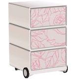 Artikelbild 1 für PAPERFLOW easyBox Garden Factory Rollcontainer weiß, bunt 4 Auszüge 39,0 x 43,6 x 64,2 cm, Artikelnummer 215869