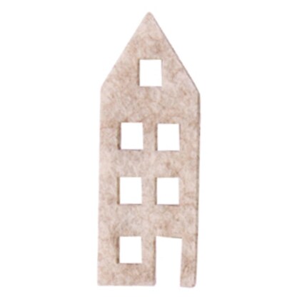 Artikelbild 5 für Rayher Filz-Streudeko grau Nordic Häuser 12 St., Artikelnummer 686958