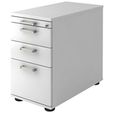 Artikelbild 1 für HAMMERBACHER Solid Standcontainer weiß 4 Auszüge 42,8 x 80,0 x 72,0 - 76,0 cm, Artikelnummer 593513