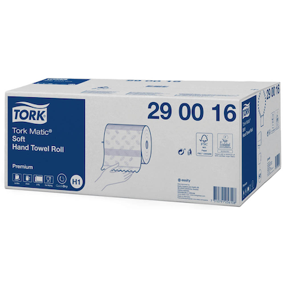 Artikelbild 3 für 6 TORK Handtuchrollen Matic® H1 Premium Soft 2-lagig weiß, Artikelnummer 110897