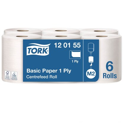 Artikelbild 23 für 6 TORK Putztuchrollen Universal 1-lagig hochweiß, Artikelnummer 452862