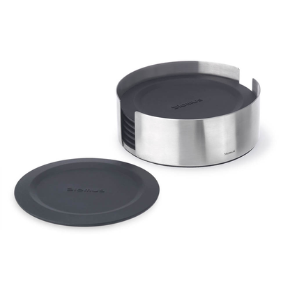 Artikelbild für blomus Untersetzer LARETO schwarz 11,2 cm 6-tlg., Artikelnummer 418584