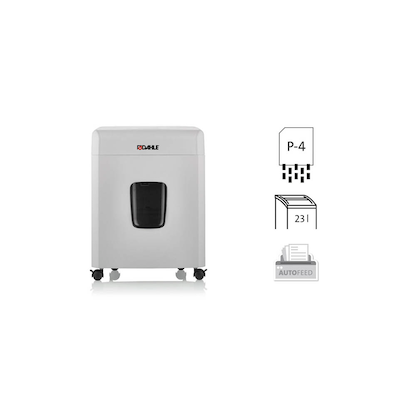 Artikelbild 7 für AKTION: DAHLE ShredMATIC 90 Aktenvernichter mit Partikelschnitt P-4, 4 x 12 mm, bis 90 Blatt, lichtgrau, Artikelnummer 534101