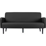 Artikelbild 1 für meet powered by PAPERFLOW 3-Sitzer Sofa LISBOA schwarz Kunstleder, 1 St., Artikelnummer 851273
